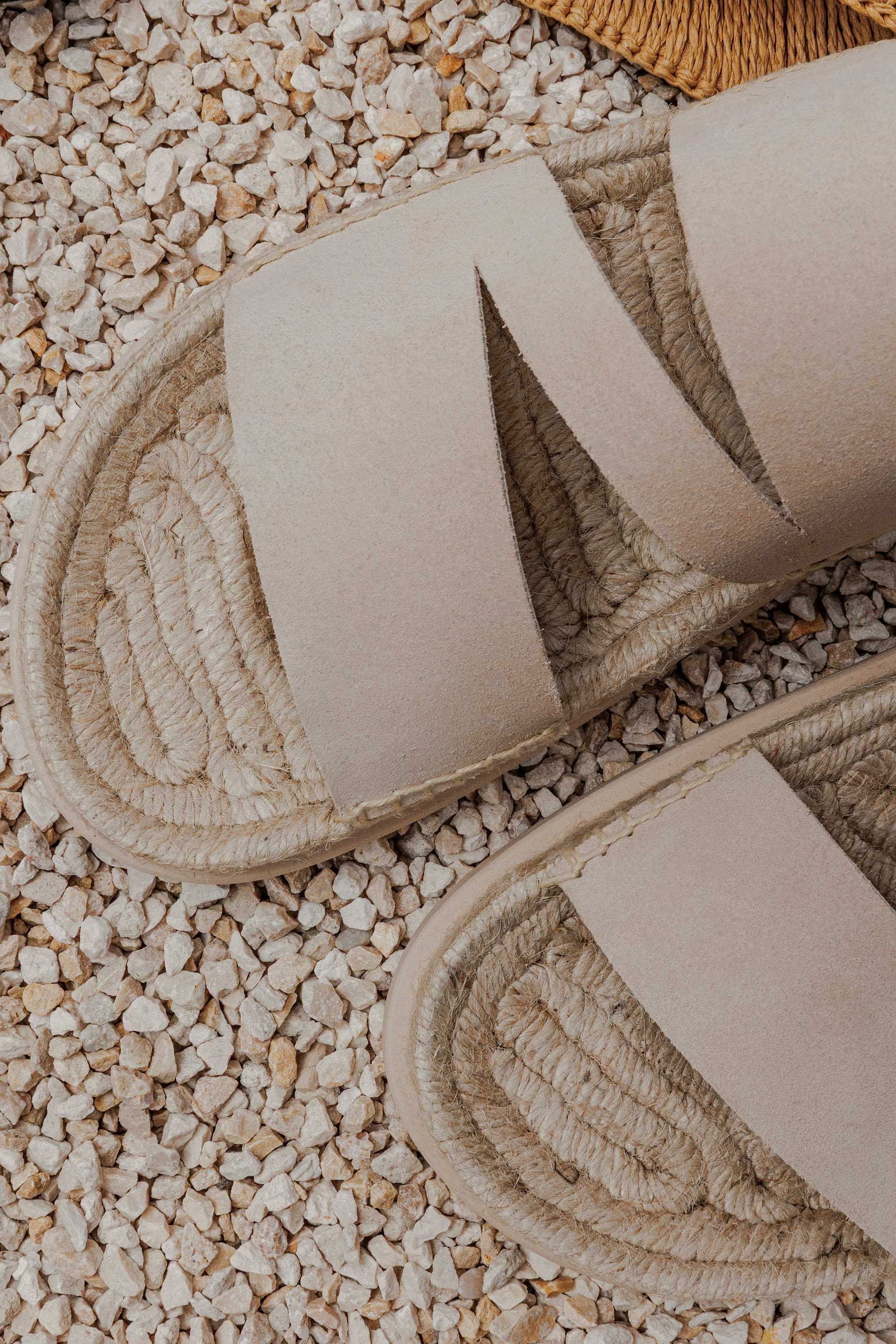 Sandalia plana G01 - Beige