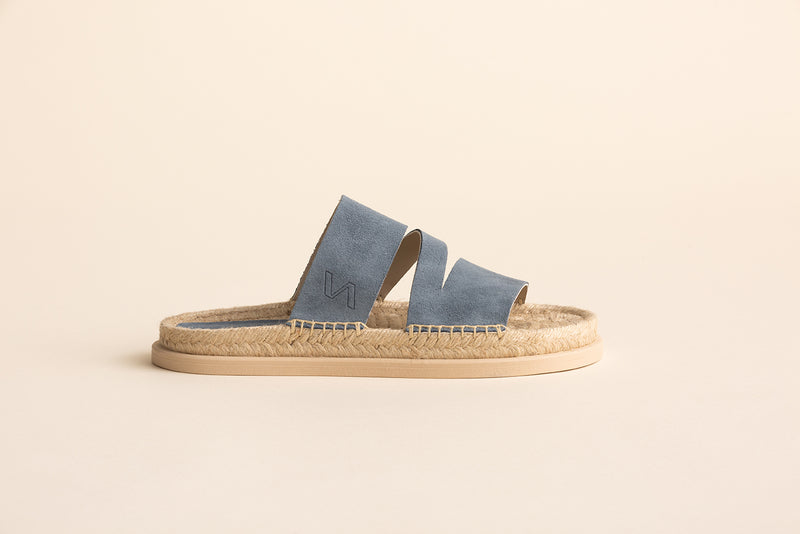 Sandalia plana G01 - Azul