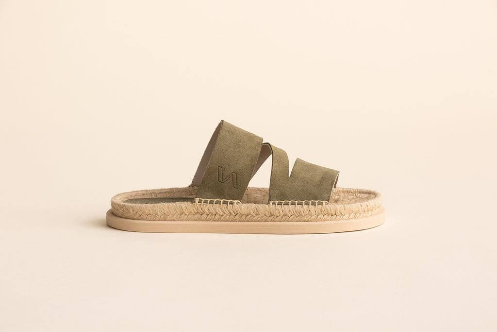 Sandalia plana G01 - Verde