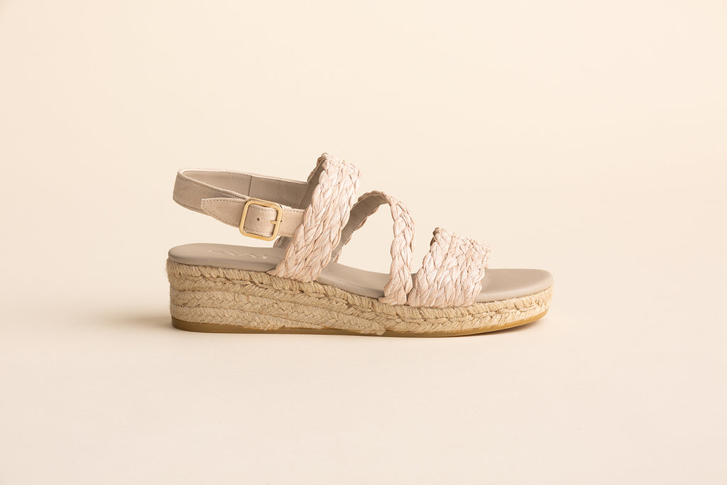 Cuña abierta S01 - Beige