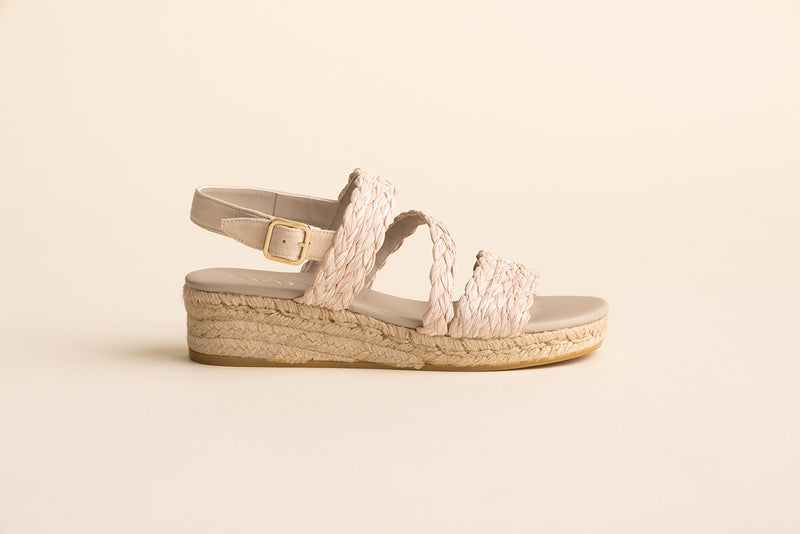 Cuña abierta S01 - Beige