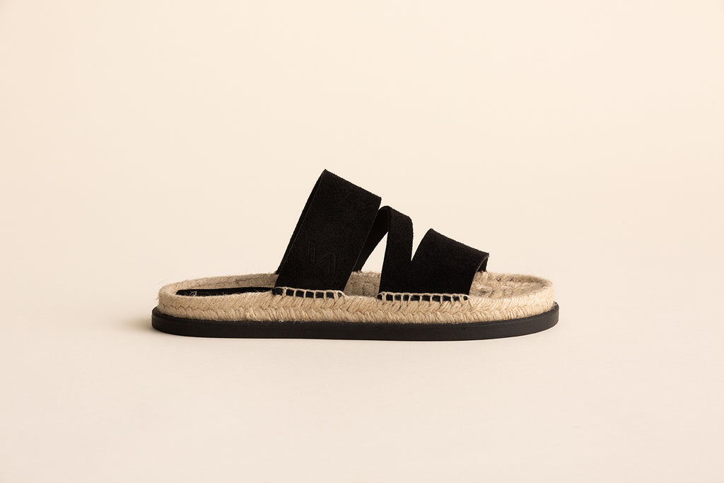 Sandalia plana G01 - Negro