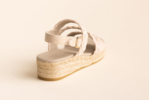 Cuña abierta S01 - Beige