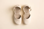 Closed-toe wedge sandal B01 - Beige