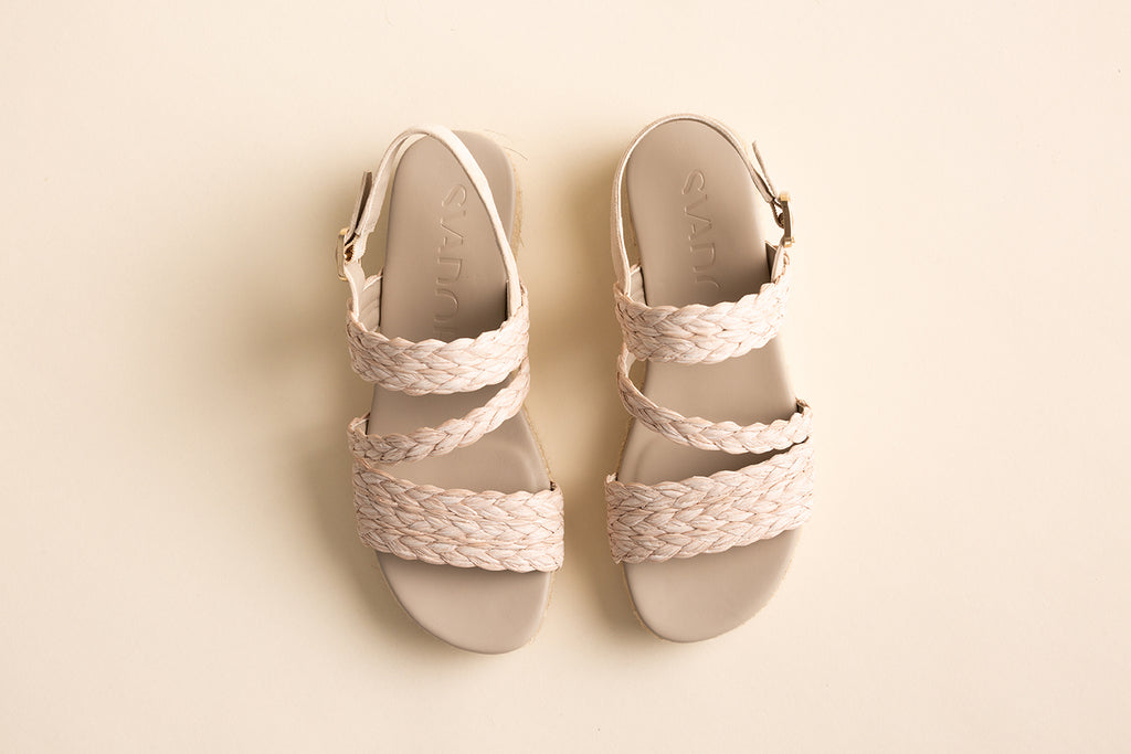 Cuña abierta S01 - Beige